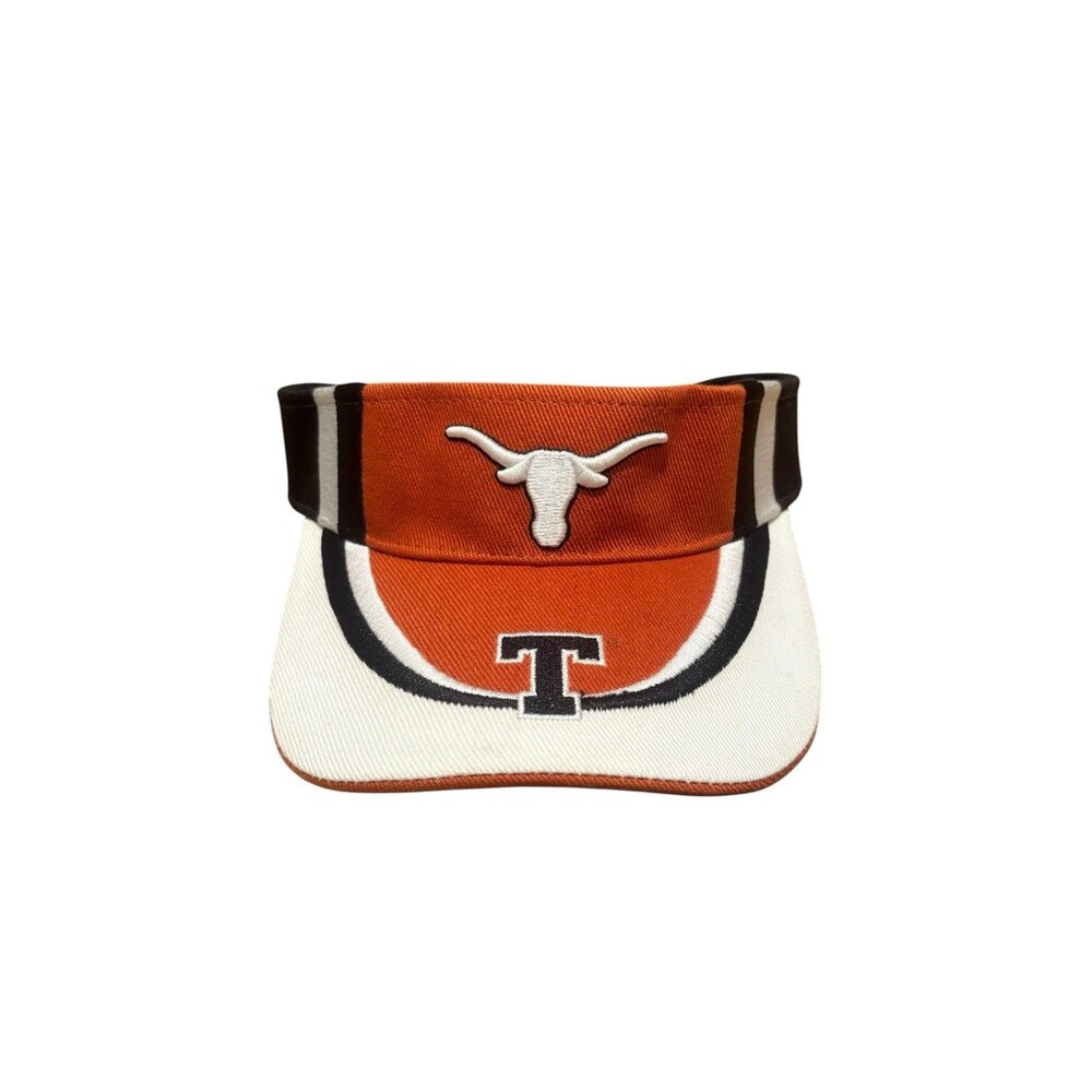 Vintage Texas Longhorns Visor One Size Burnt Orange Football Unisex